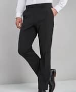 Black Italian Designer Trouser - Image 2