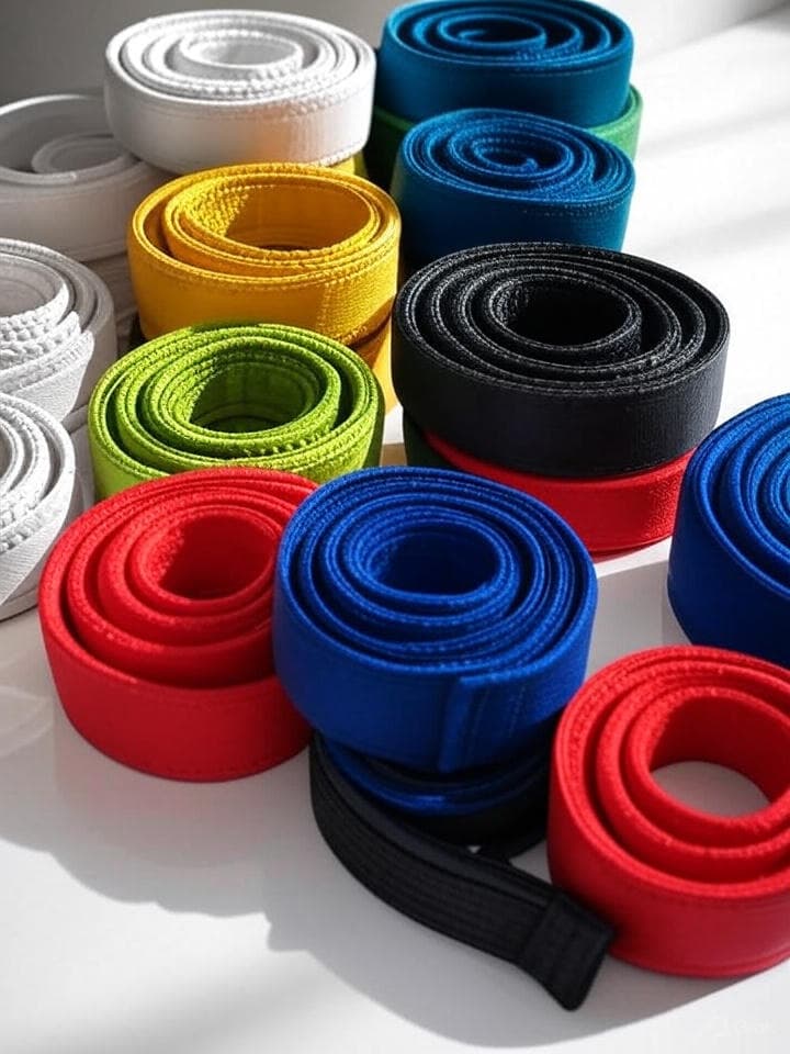 Official Samma Martial Arts Belts – Full Color Set (White to Black) - Image 2